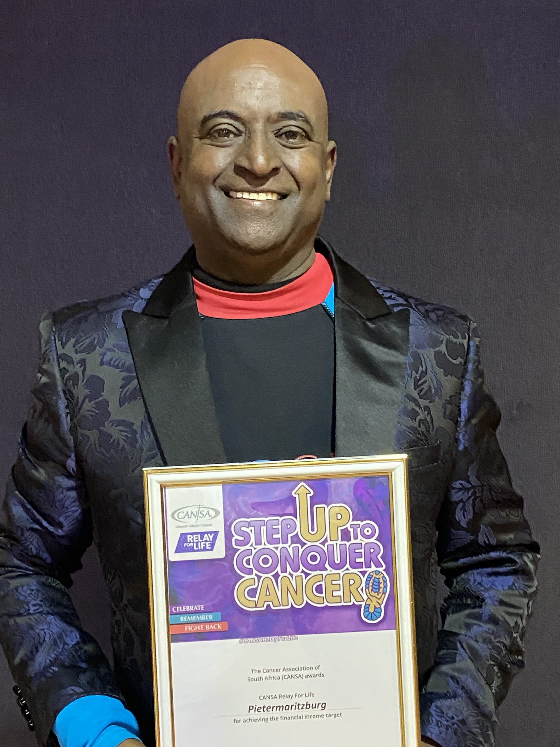 CANSA Global Hero Anand Gounden